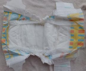 供應高端彈力側腰圍和彈力后腰圍嬰兒紙尿褲