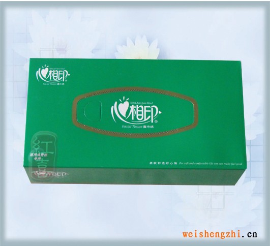 供應煙臺酒店用品-煙臺心相印盒抽紙-盒抽紙