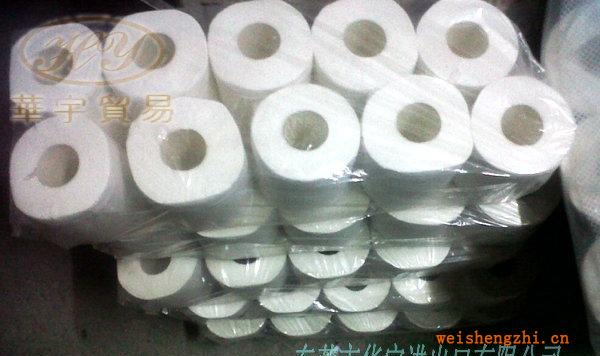 供应1000节大排档用单层生活用纸再生卷筒卫生纸