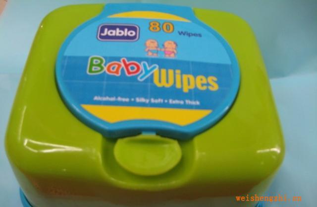 厂家直销保证质量80片婴儿盒装柔湿巾