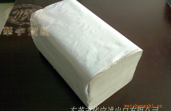 供應(yīng)255*230棕色再生V折擦手紙