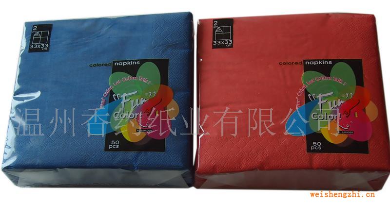 供應330染色餐巾紙