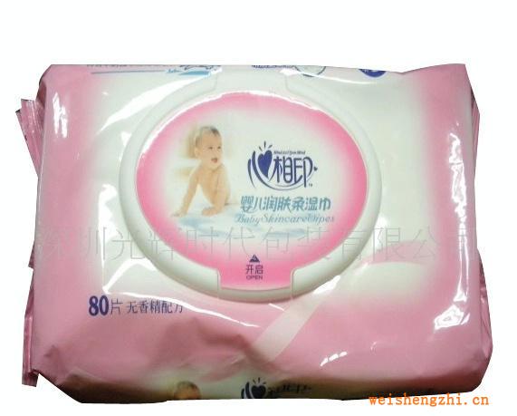 供应带塑料盖湿巾袋