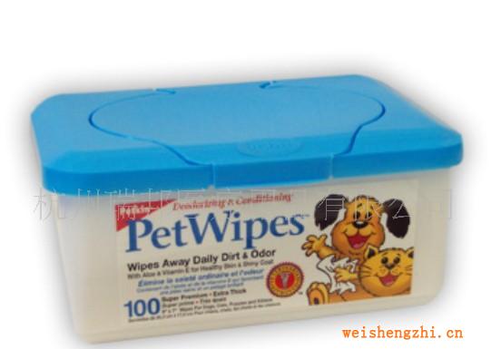 盒装式宠物湿巾/袋装宠物湿巾