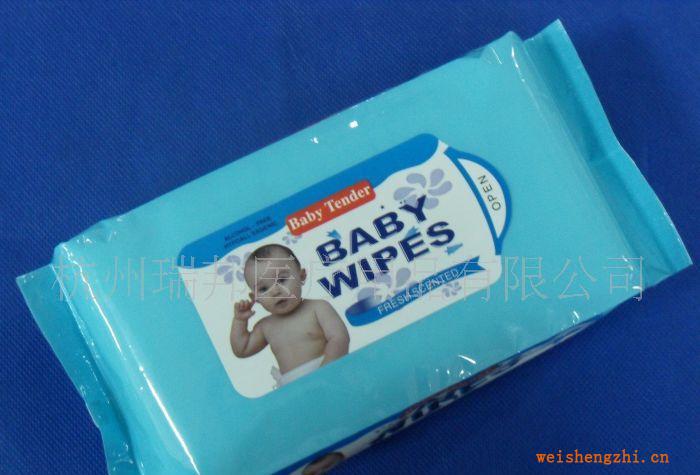 TQ帮宝适生产厂家直销80抽特惠装婴儿洁肤湿巾纸