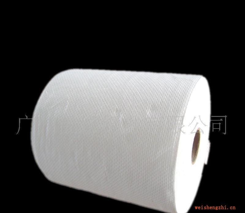 厂家直销出口原木浆卷装擦手纸生活用纸商用纸巾