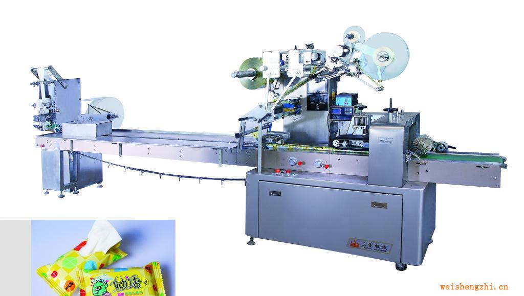 供應(yīng)2-20片全自動(dòng)濕巾包裝機(jī)、濕巾設(shè)備、筷子濕巾包裝機(jī)、