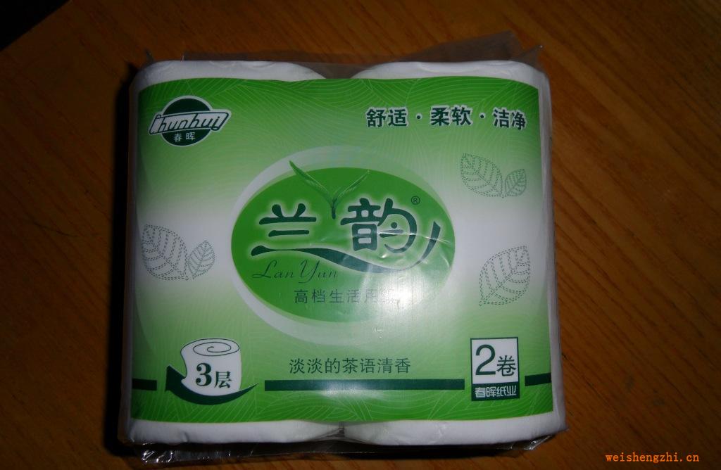 湖北武汉厂家直销供应二卷装茶香型卫生纸，实心纸，长卷