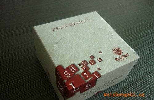 深圳厂家供应生产酒吧KTV盒装纸巾