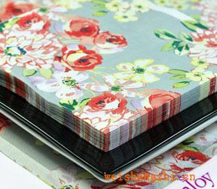 玫瑰花纸巾彩色印刷餐巾纸创意纸巾