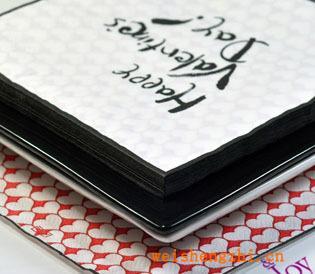 情人节礼品节日纸巾彩色印刷餐巾纸个性定制纸巾