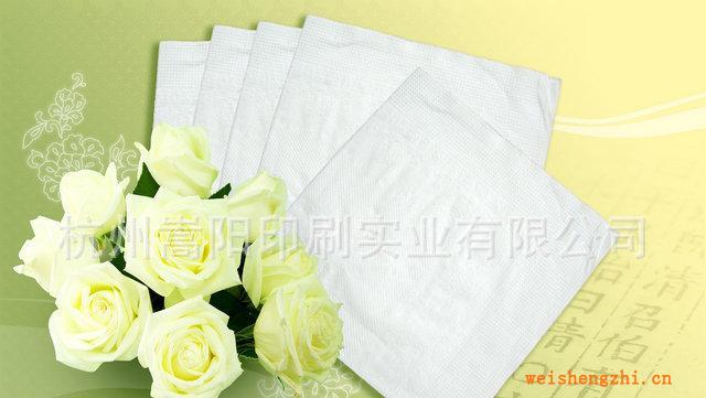 杭州厂家供应生活用纸餐巾广告纸全木浆餐巾纸