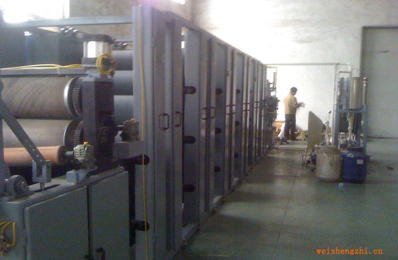 供應熱合無塵紙表面上膠整理生產線/實現(xiàn)熱合轉化膠合