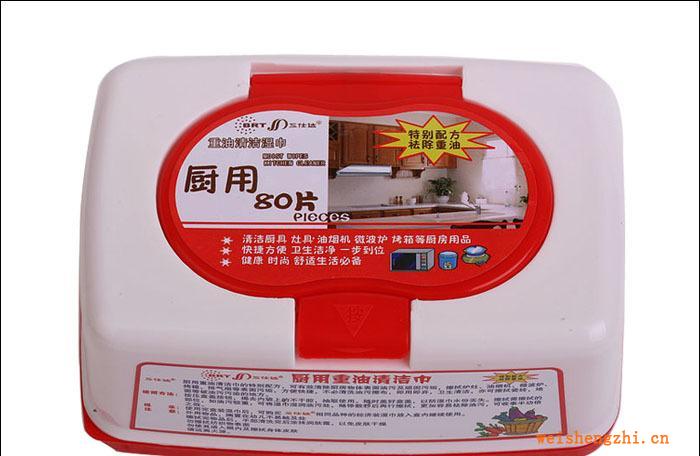 供應(yīng)三仕達盒裝廚房清潔濕巾廚房去污濕巾廚房濕巾