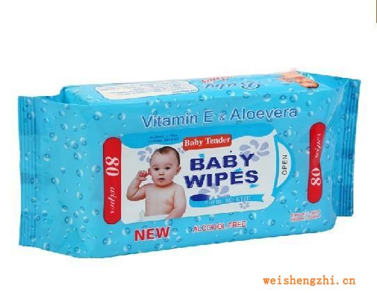 婴儿湿巾包装袋/清洁湿巾/不干胶贴膜/可移不干胶