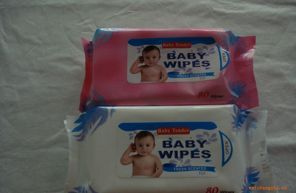 80片湿巾，无纺布湿巾，80片婴儿湿巾