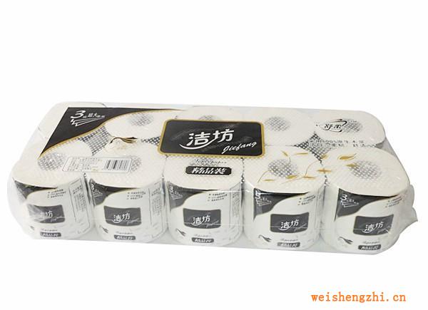 厂家供应2011年畅销的卫生纸巾洁坊系列卷纸、抽取式面巾纸