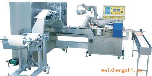 自动包装湿纸巾机(单片包装)、湿纸巾生产线（JWC-SZJ-DP）