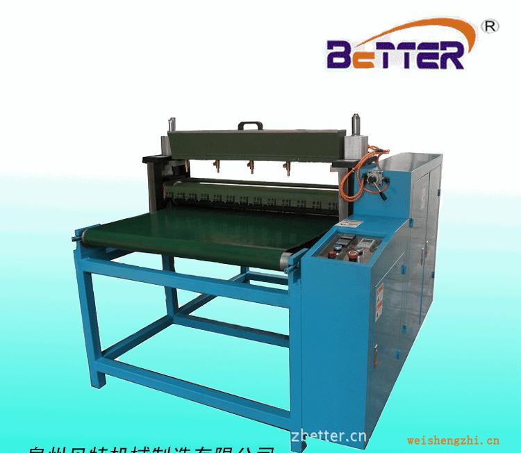 地毯過(guò)膠設(shè)備--帶壓平裝置，不起毛不拉絲，速度快，行業(yè)首選。