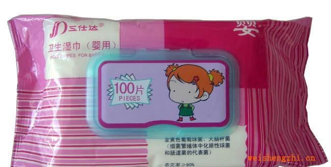 廠家直銷三仕達100片簡裝嬰兒專用紙巾嬰兒專用濕巾嬰兒紙巾