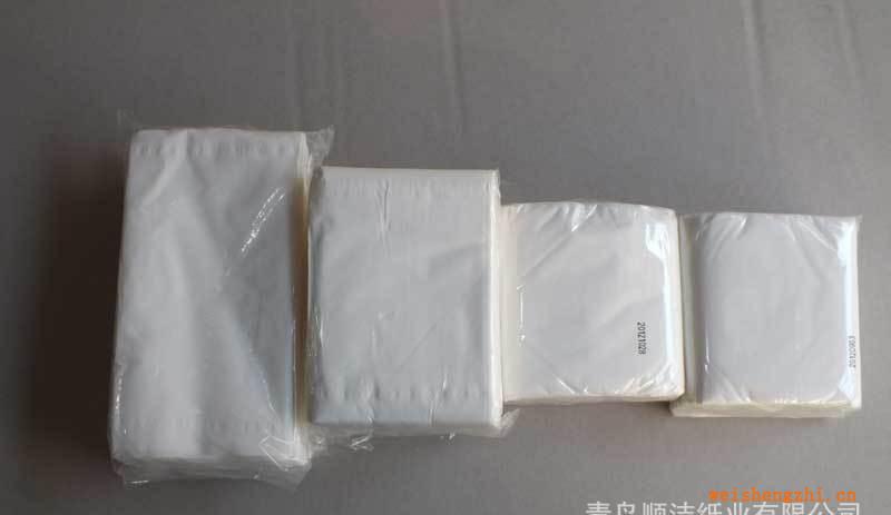 白皮抽纸，青岛顺洁纸业有限公司生产批发供应高质量白皮抽纸
