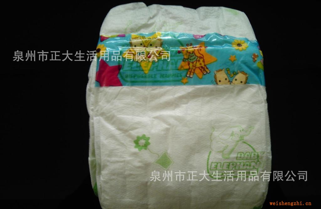 厂家现货供应出口纸尿裤BABYELEPHANT婴儿尿不湿外贸纸尿裤