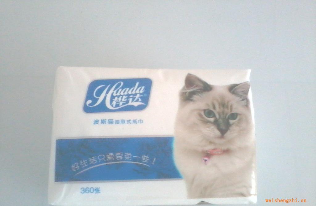 波斯猫抽取式纸巾