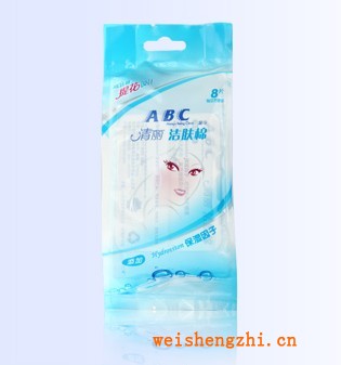 厂家批发ABC清丽洁肤湿巾 独立包装C01