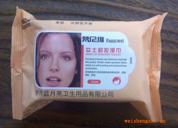 30片 女士卸妝濕巾xz01