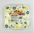 方形纸盘 彩印花纹