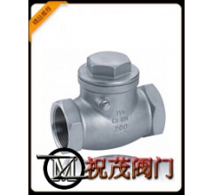 H14H-16P不锈钢丝扣止回阀