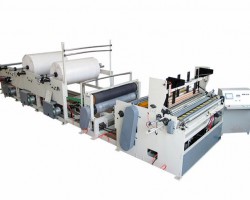 拓斯克提供的生活用纸生产线在日本Marutomi工厂开机