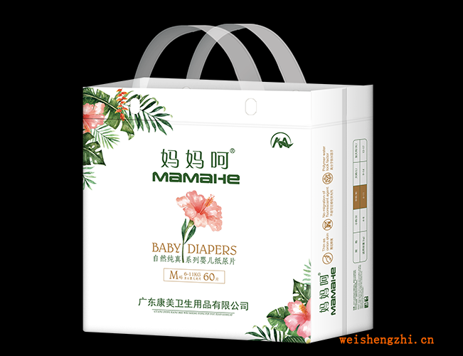 妈妈呵纸尿片自然纯真系列M码60片