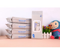 极简净60片厨房专用湿巾厂家批发定制清洁去油污湿纸巾